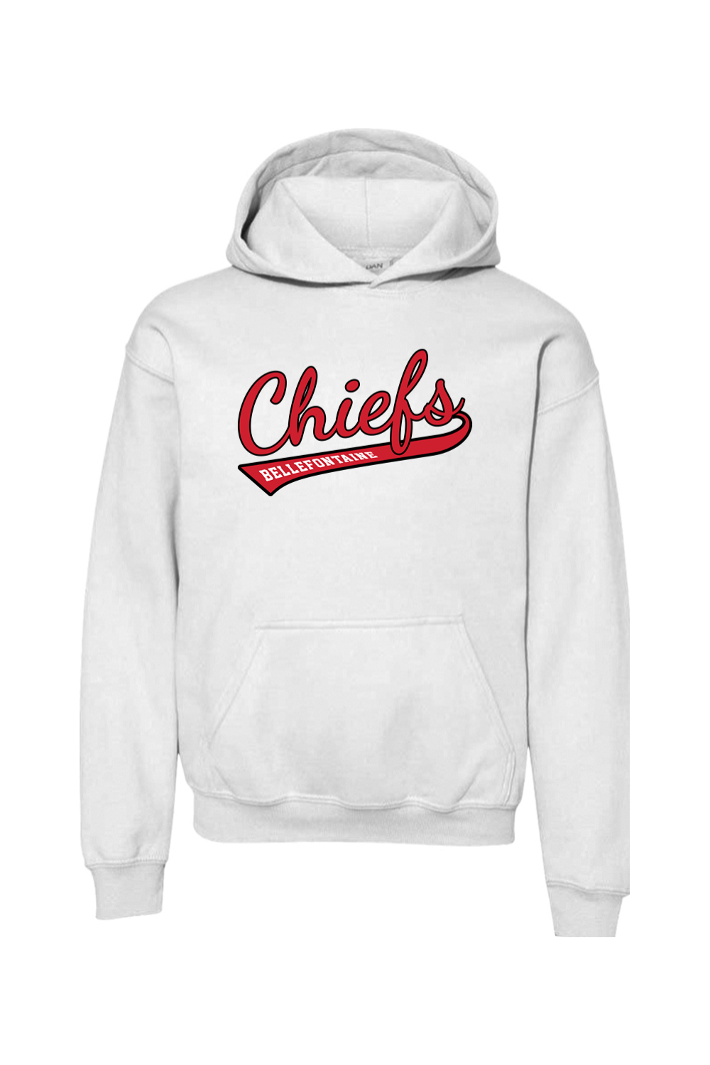 Bellefontaine Chiefs Youth Heavy Blend Hooded Sweatshirt