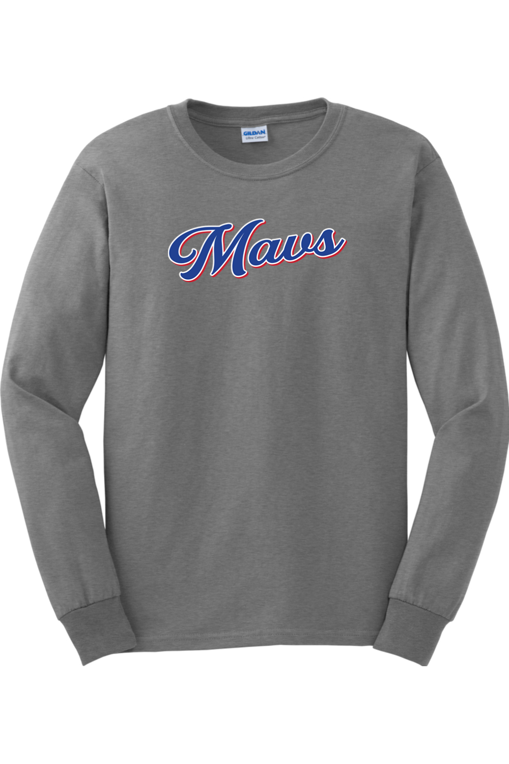 Maverick Manchester Baseball DTF Cotton Long Sleeve T-Shirt