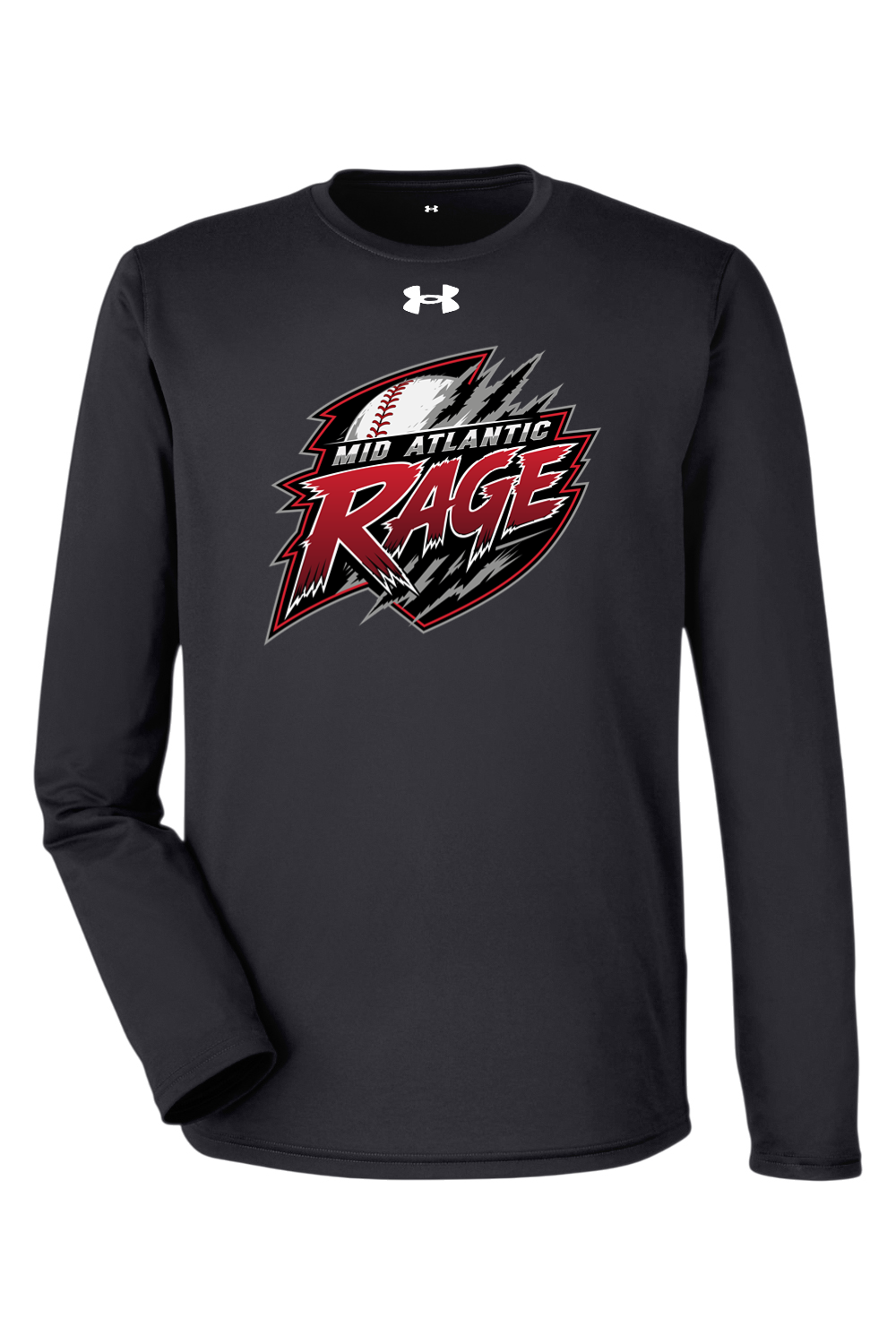 Rage Baseball DTF Under Armour Men's Team Tech Long-Sleeve T-Shirt