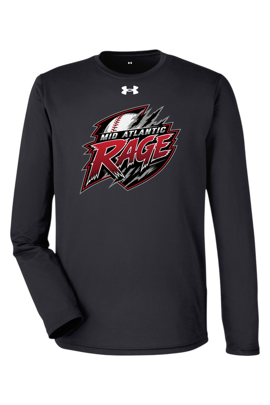 Rage Baseball DTF Under Armour Men's Team Tech Long-Sleeve T-Shirt