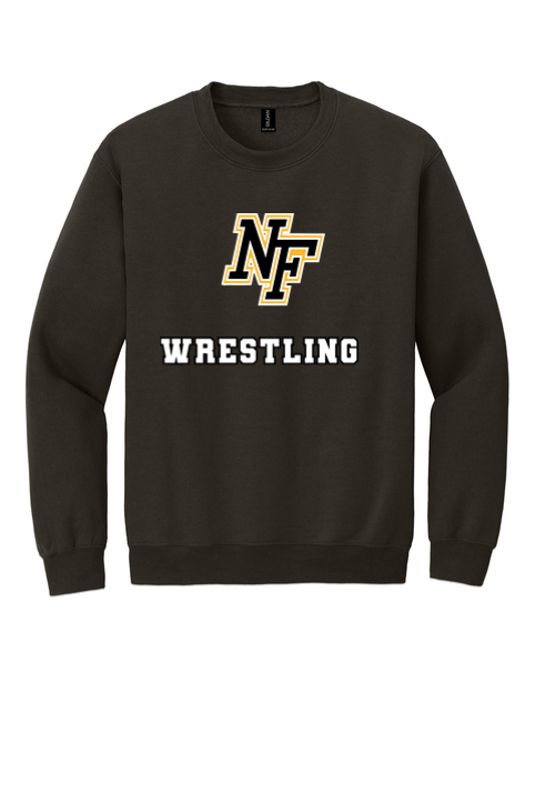 North Farmington Wrestling DTF Heavy Blend Crewneck Sweatshirt