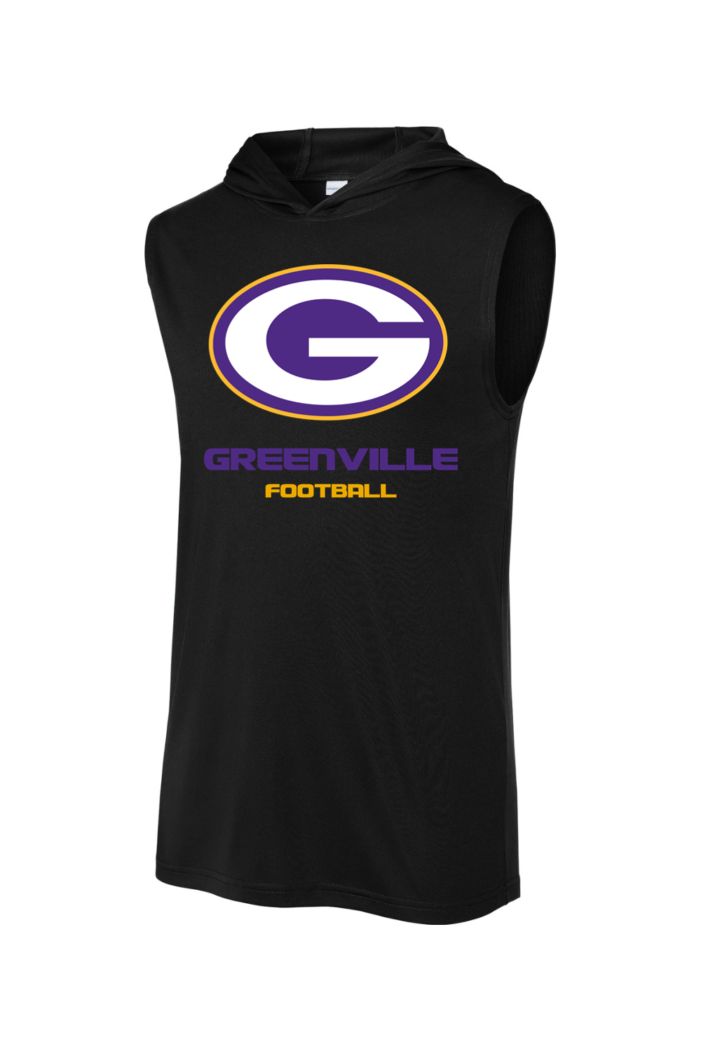 Greenville Football Sleeveless Hoodie
