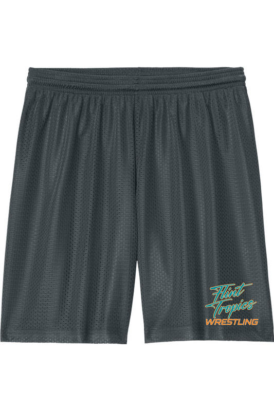Flint Tropics Wrestling DTF PosiCharge Mesh 7" Short