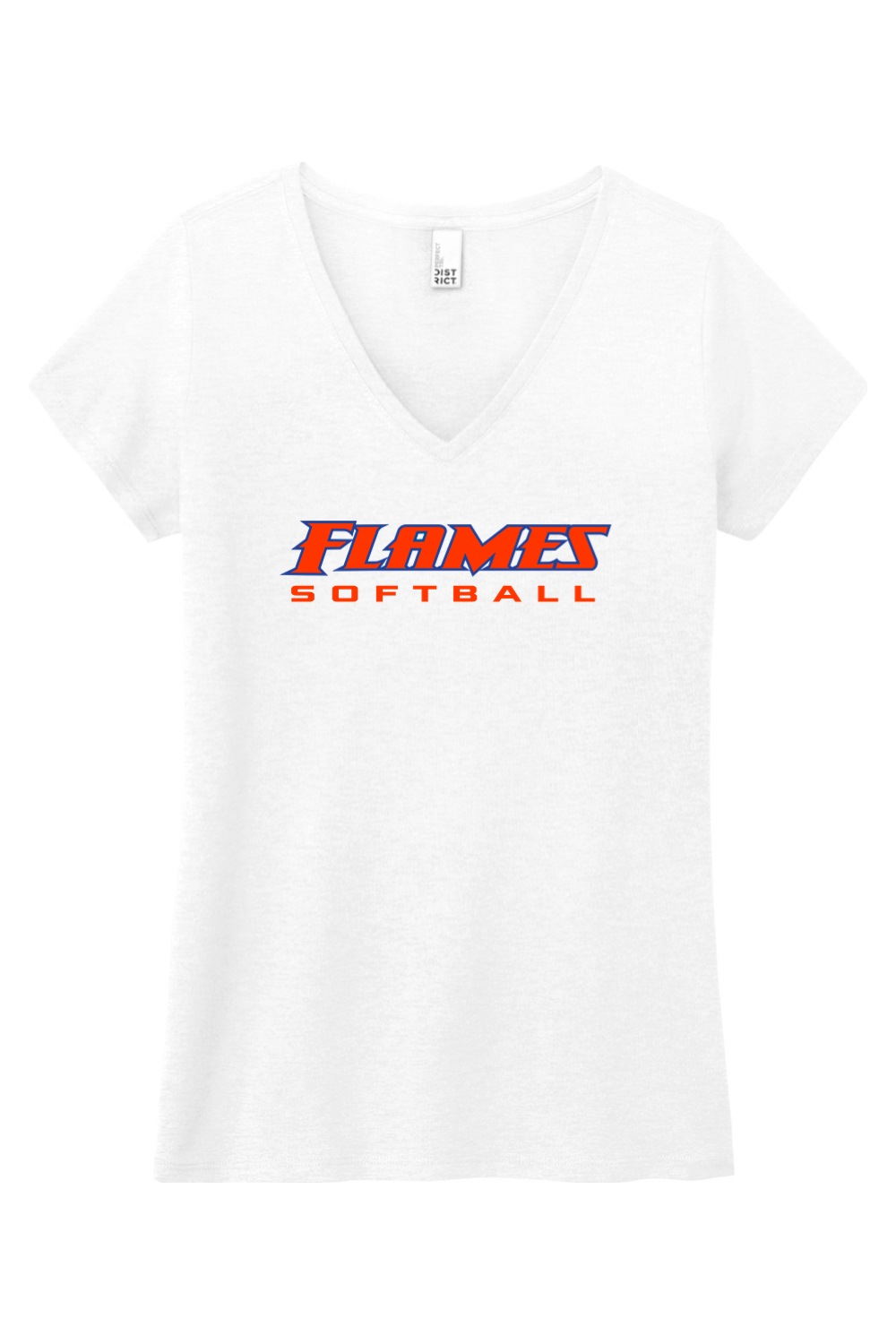 Flames MI Softball DTF Women’s Perfect Tri V-Neck Tee