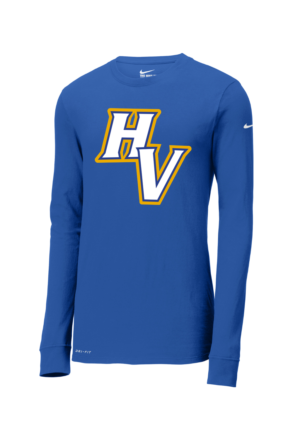 Hopkins High School Football DTF Nike Dri-FIT Cotton/Poly Long Sleeve Tee