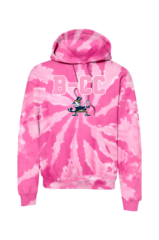 B-CC Wrestling DTF Tie-Dye Pullover Hooded Sweatshirt