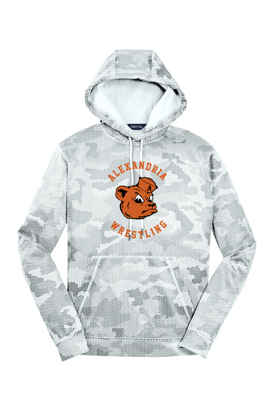 Alexandria Wrestling Sport-Wick CamoHex Fleece Hooded Pullover