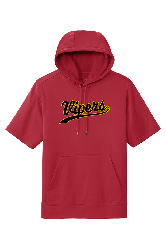 Scottsdale Vipers Baseball Fleece Short Sleeve Hooded Pullover
