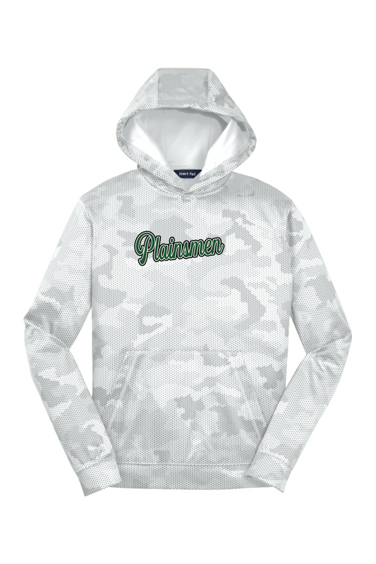 Youth Sport-Tek Sport-Wick CamoHex Fleece Hooded Pullover