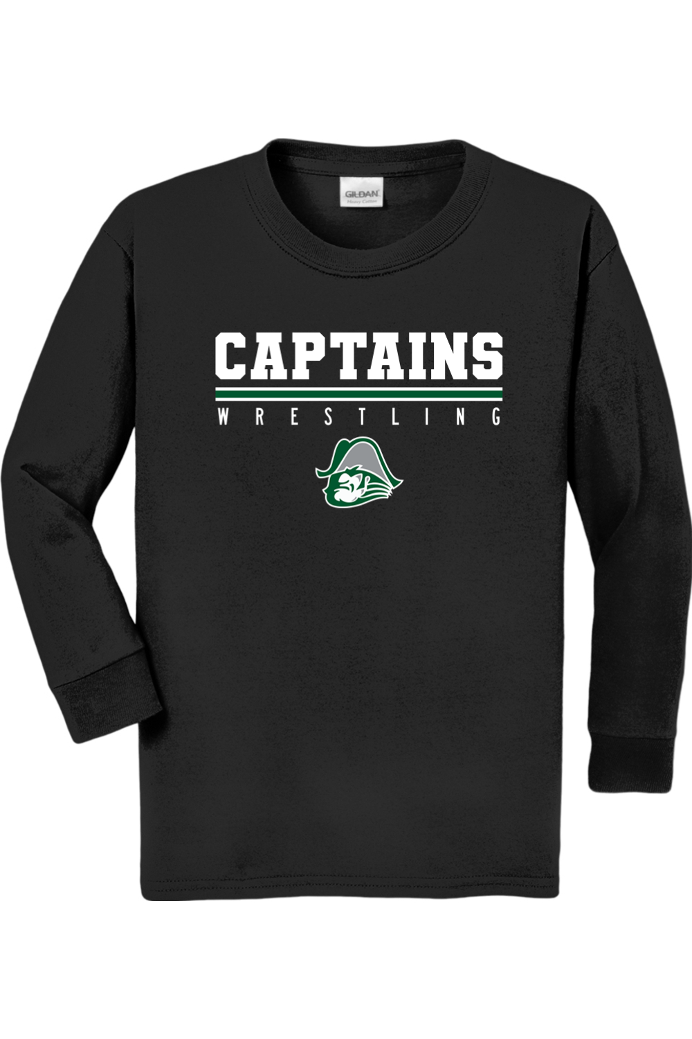 Waterford Wrestling DTF Youth Heavy Cotton 100% Cotton Long Sleeve T-Shirt