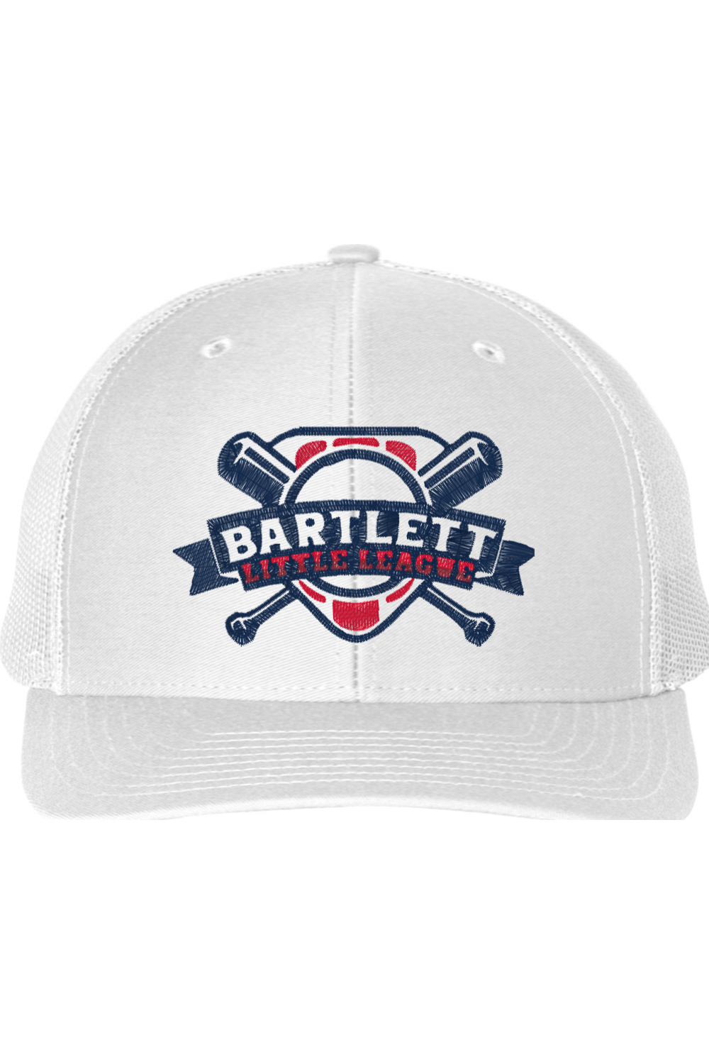 Bartlett Little League Baseball Embroidery Snapback Trucker Cap