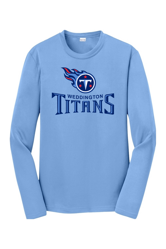 Weddington Titans Youth Long Sleeve Performance Tee