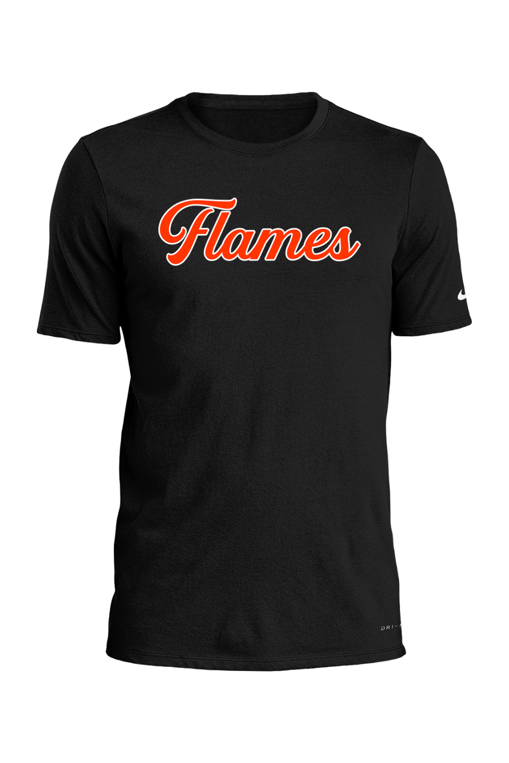 Flames MI Team DTF Nike Dri-FIT Cotton/Poly Tee