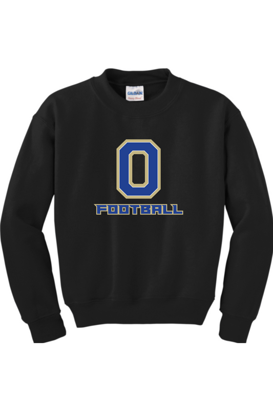 Onekama Portagers Football Youth Heavy Blend Crewneck Sweatshirt