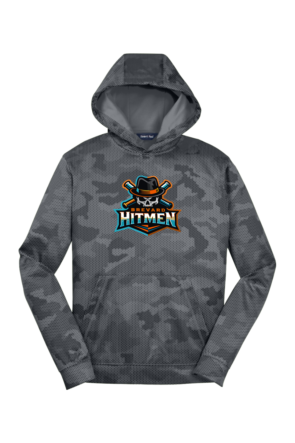 Brevard Hitmen DTF Youth CamoHex Fleece Hooded Pullover