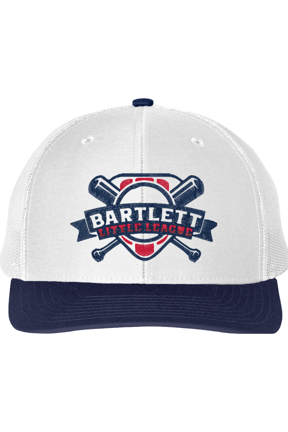 Bartlett Little League Baseball Embroidery Snapback Trucker Cap