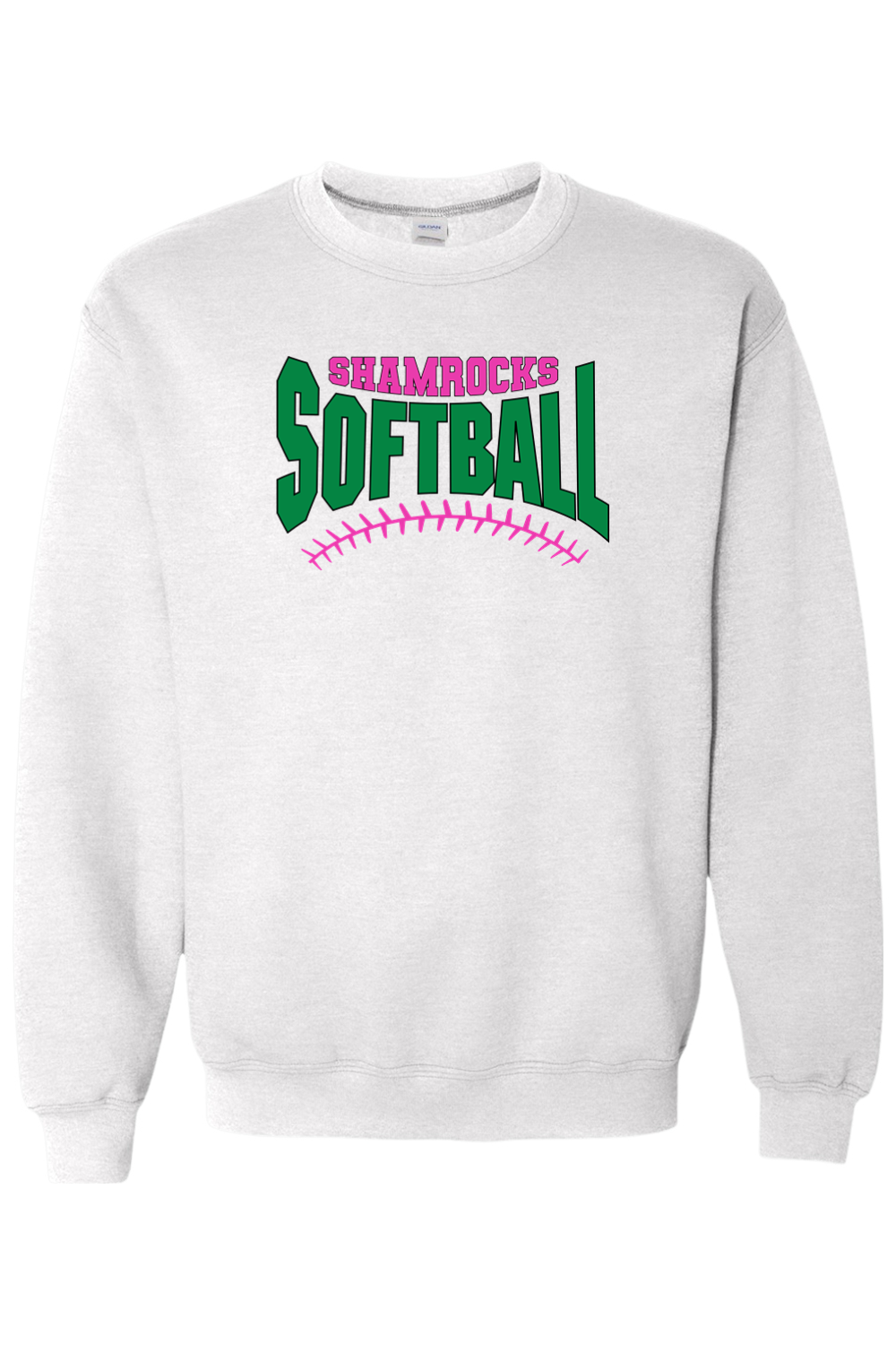 Shamrocks Softball Heavy Blend Crewneck Sweatshirt