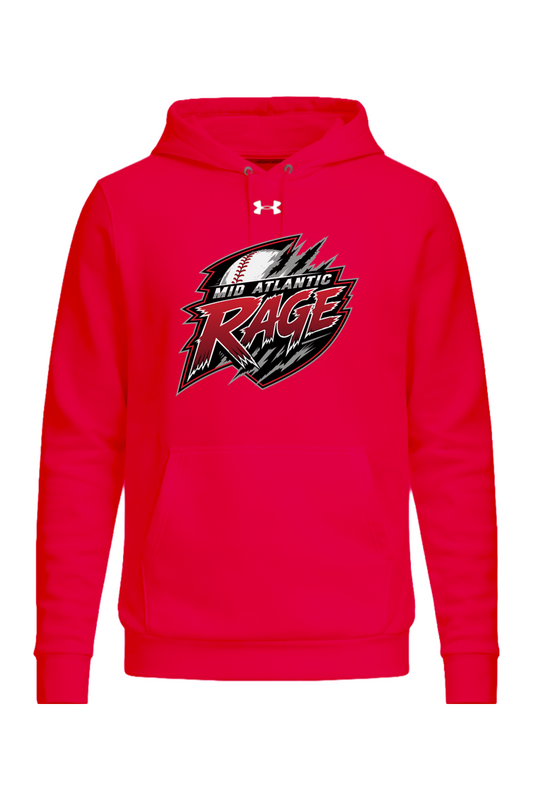 Rage Baseball DTF Under Armour Men's Team Icon Fleece Hooded Sweatshirt