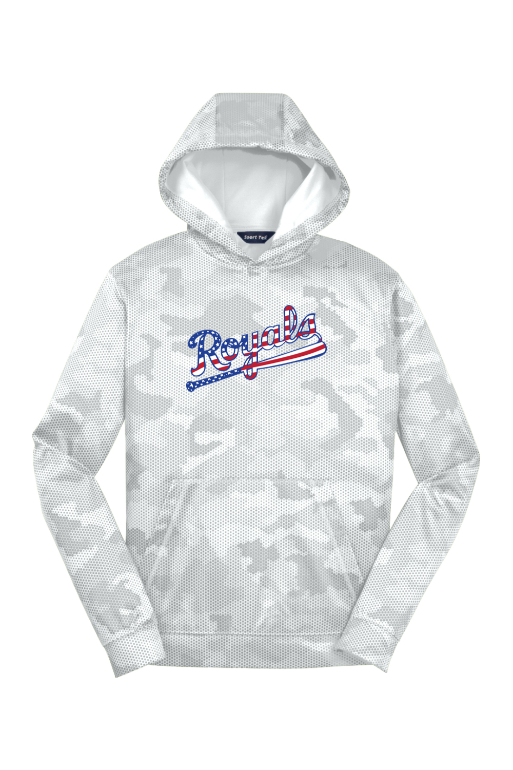 Richmond Royals 10U Youth Sport-Wick CamoHex Fleece Hooded Pullover