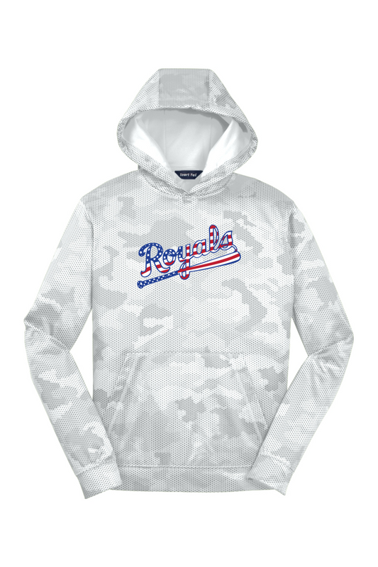 Richmond Royals 10U Youth Sport-Wick CamoHex Fleece Hooded Pullover