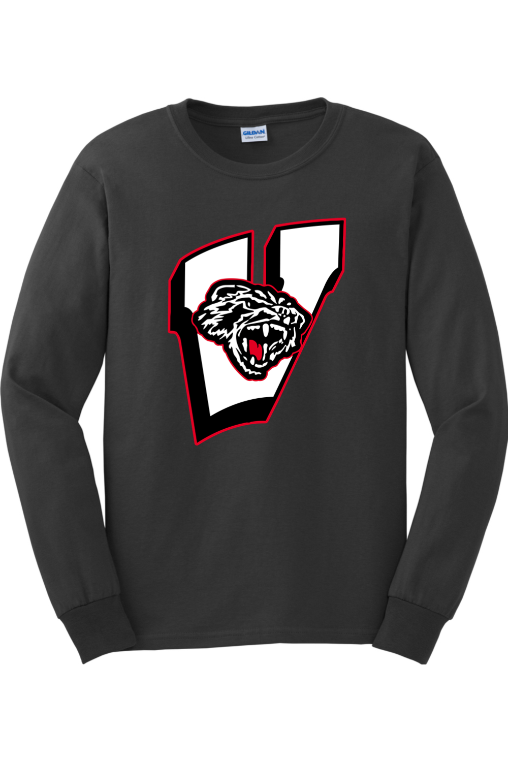 Vestaburg Football DTF Ultra Cotton Long Sleeve T-Shirt