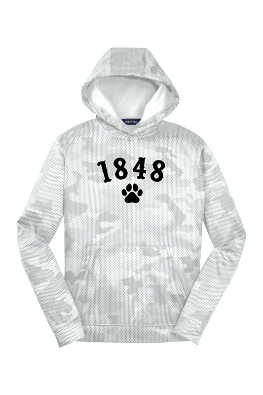 Youth Sport-Tek Sport-Wick CamoHex Fleece Hooded Pullover
