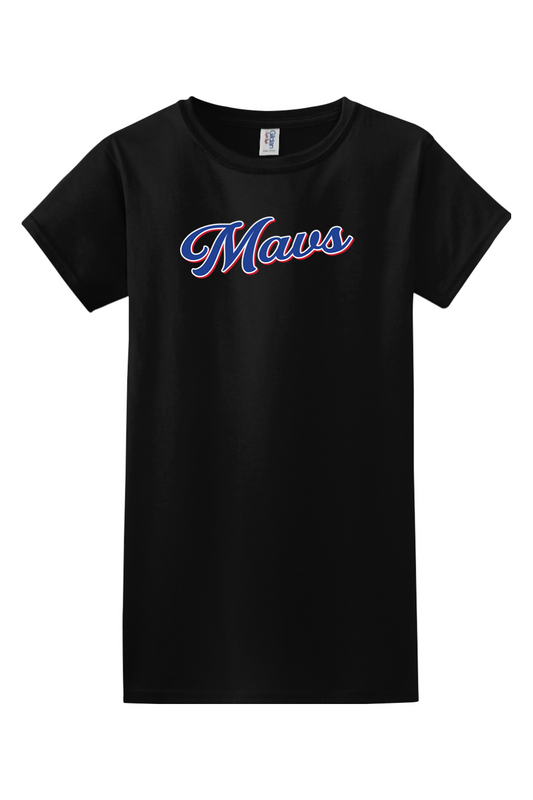 Maverick Manchester Baseball Softstyle Ladies' T-Shirt