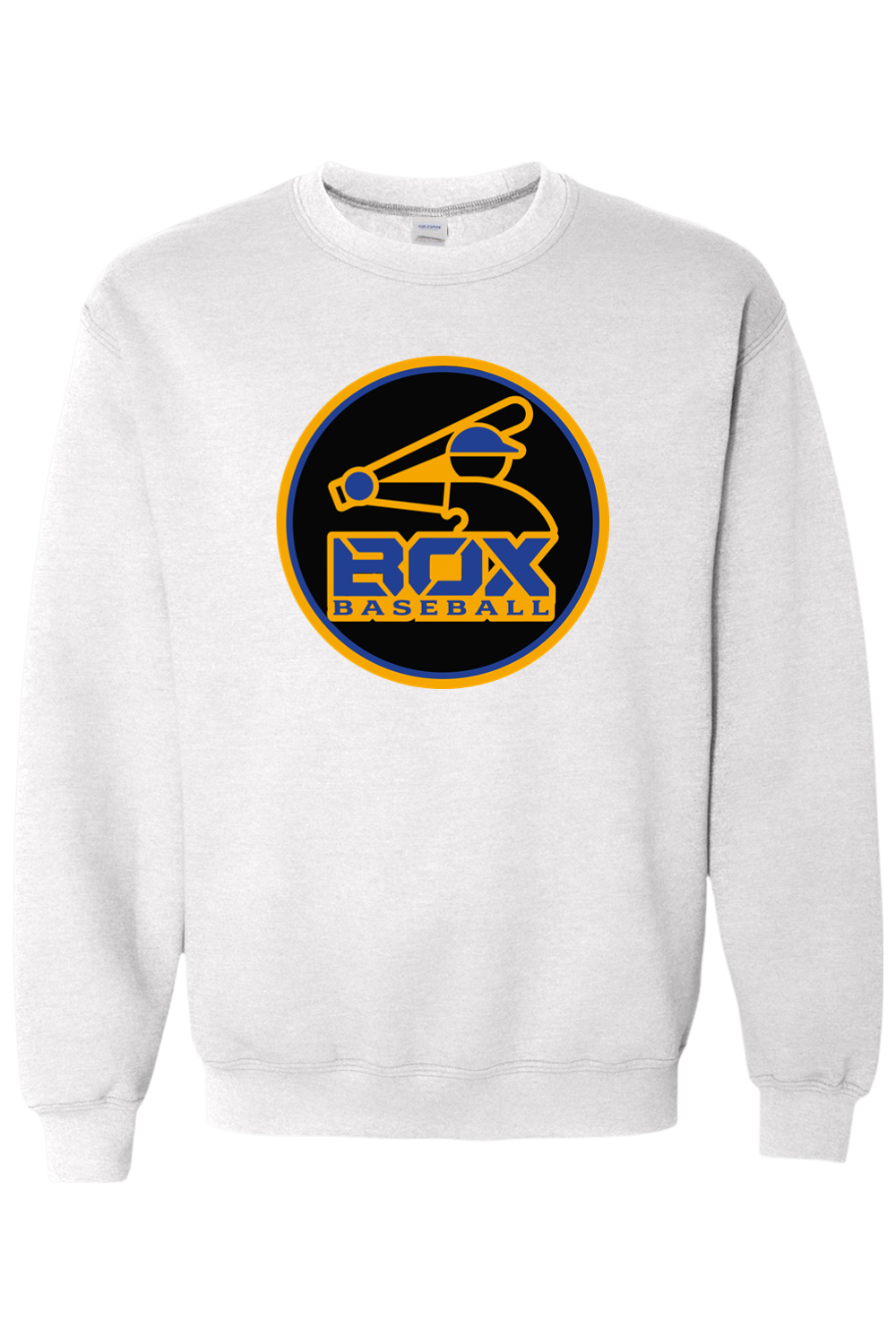 Jet Box Baseball DTF Heavy Blend Crewneck Sweatshirt