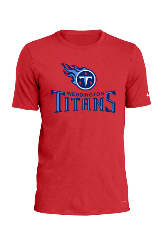 Weddington Titans Football DTF Nike Dri-FIT Cotton/Poly Tee
