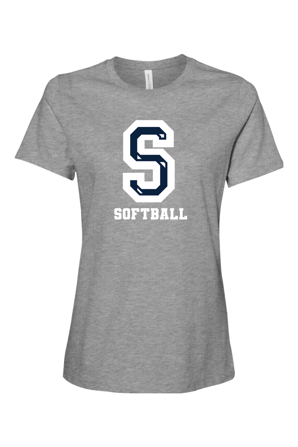 Sluggers Softball Women’s Relaxed Fit Heather CVC Tee