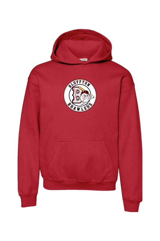 Brawlers Baseball Youth Heavy Blend Hooded Sweatshirt