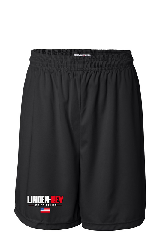 Linden Rev Wrestling DTF 7 Inch Short