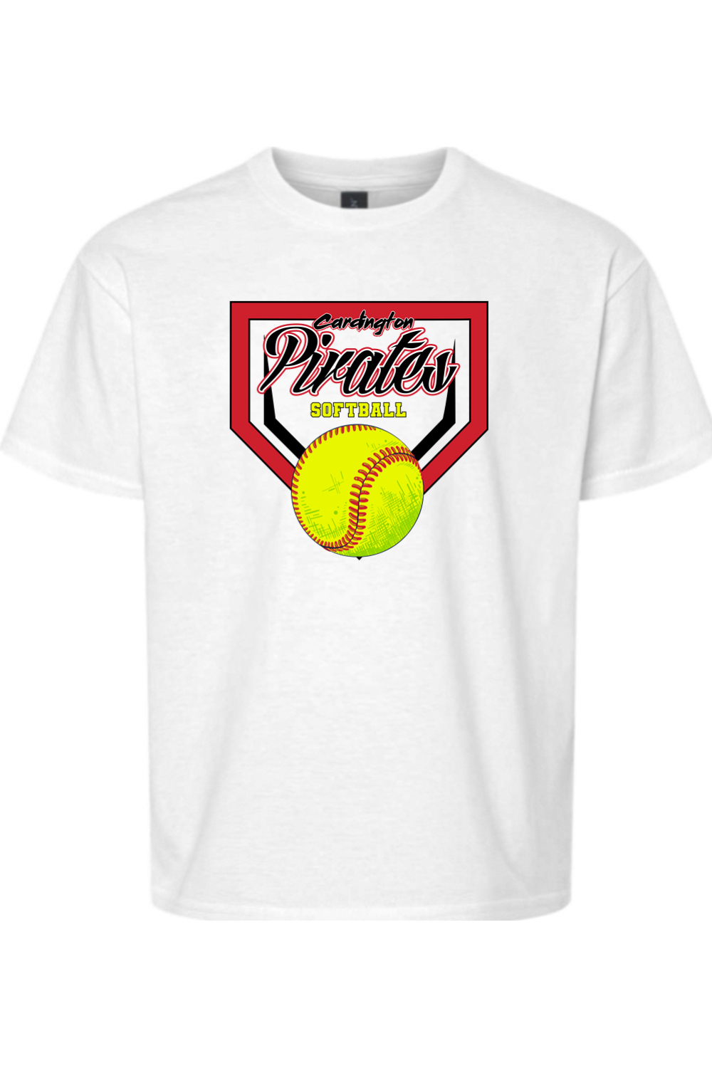 Cardington Pirates Softball DTF Youth Softstyle T-Shirt