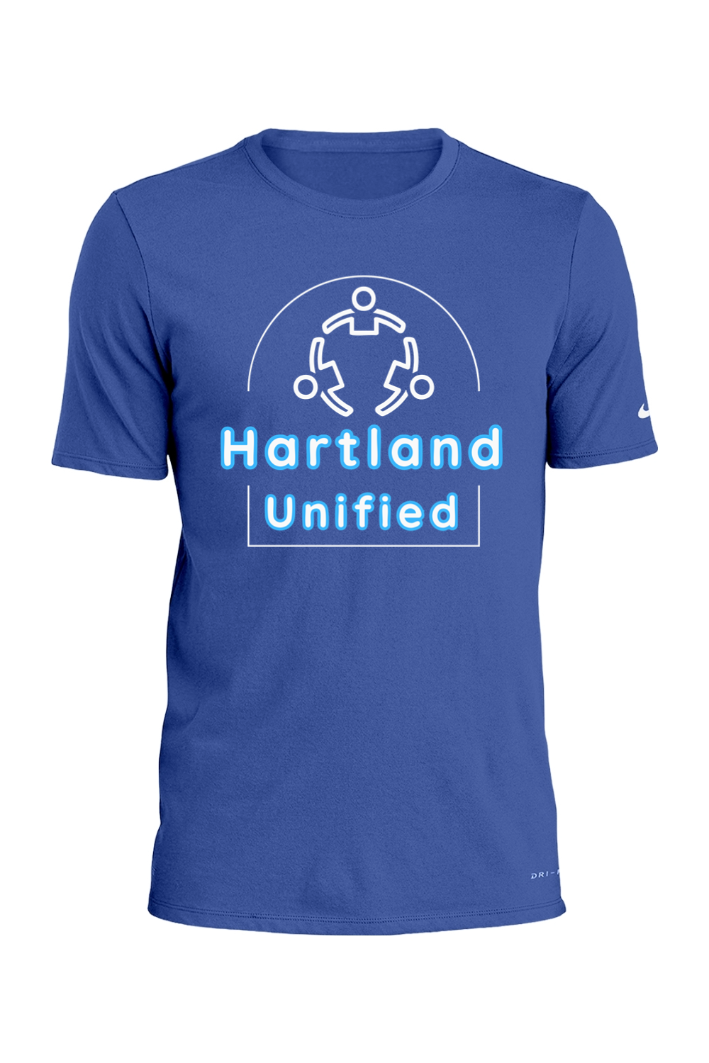 Hartland Unified Nike Dri-FIT Cotton/Poly Tee