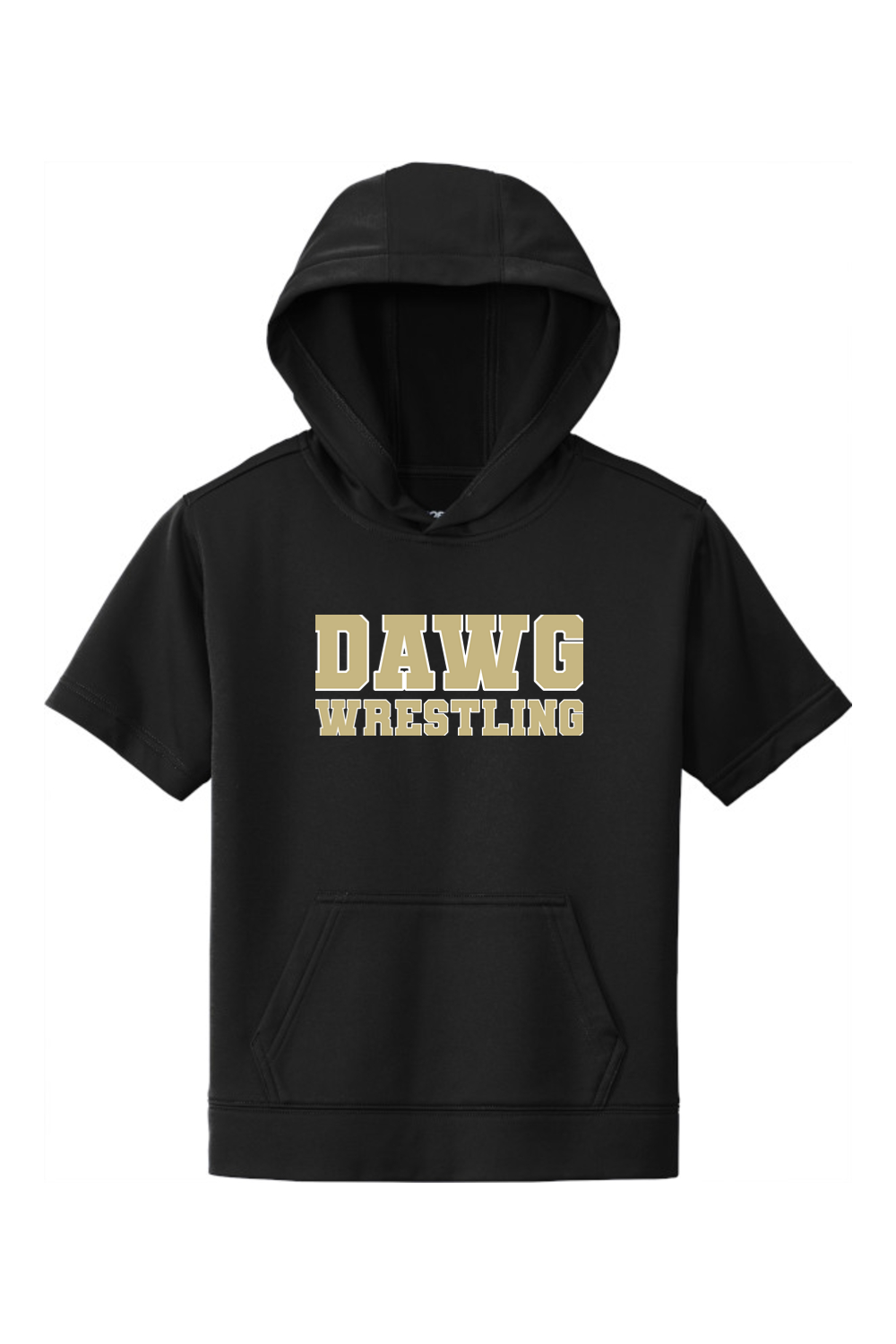 Otsego Middle School Wrestling DTF Youth Sport-Wick Fleece Short Sleeve Hooded Pullover