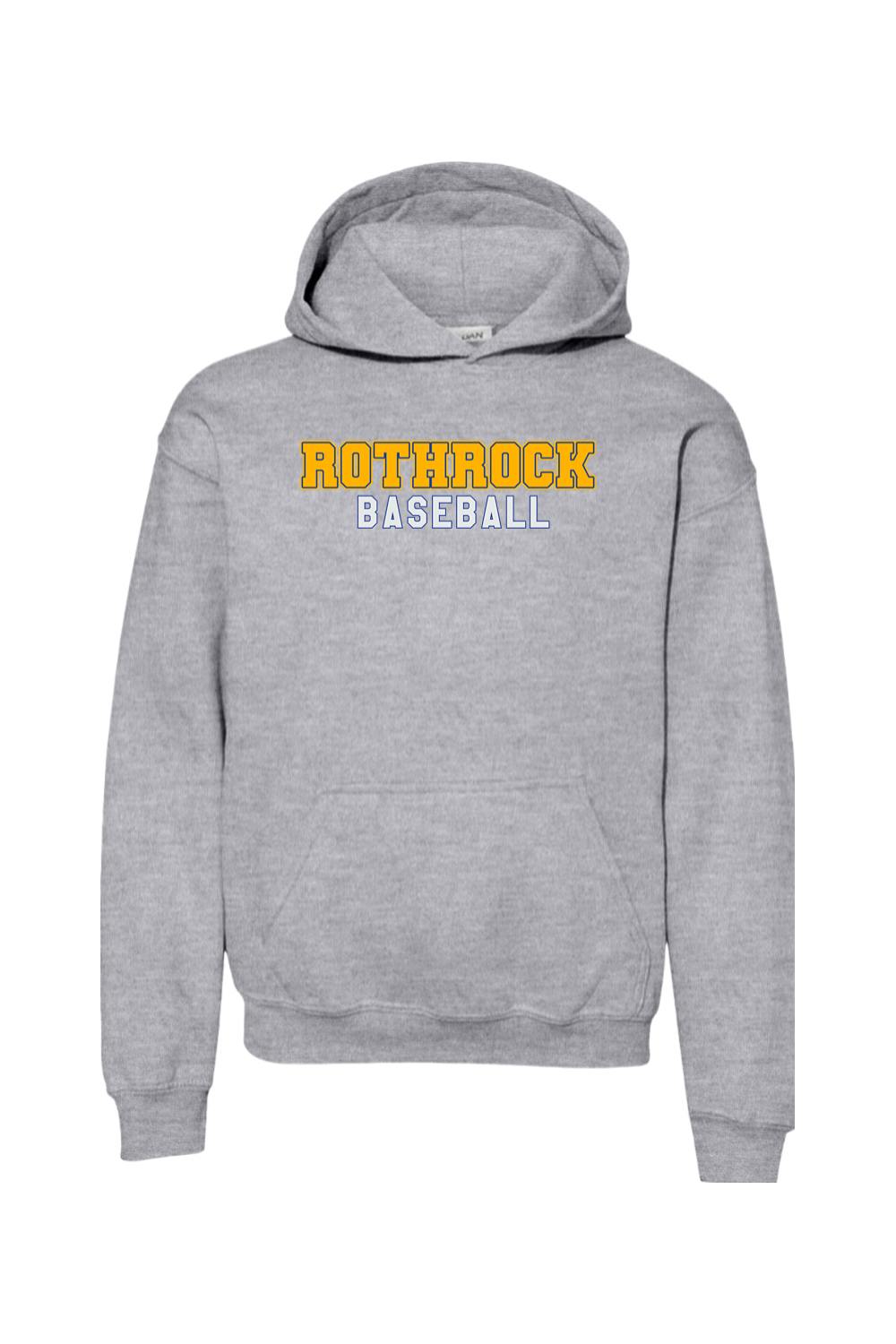 Rothrock Baseball Youth Heavy Blend Hooded Sweatshirt