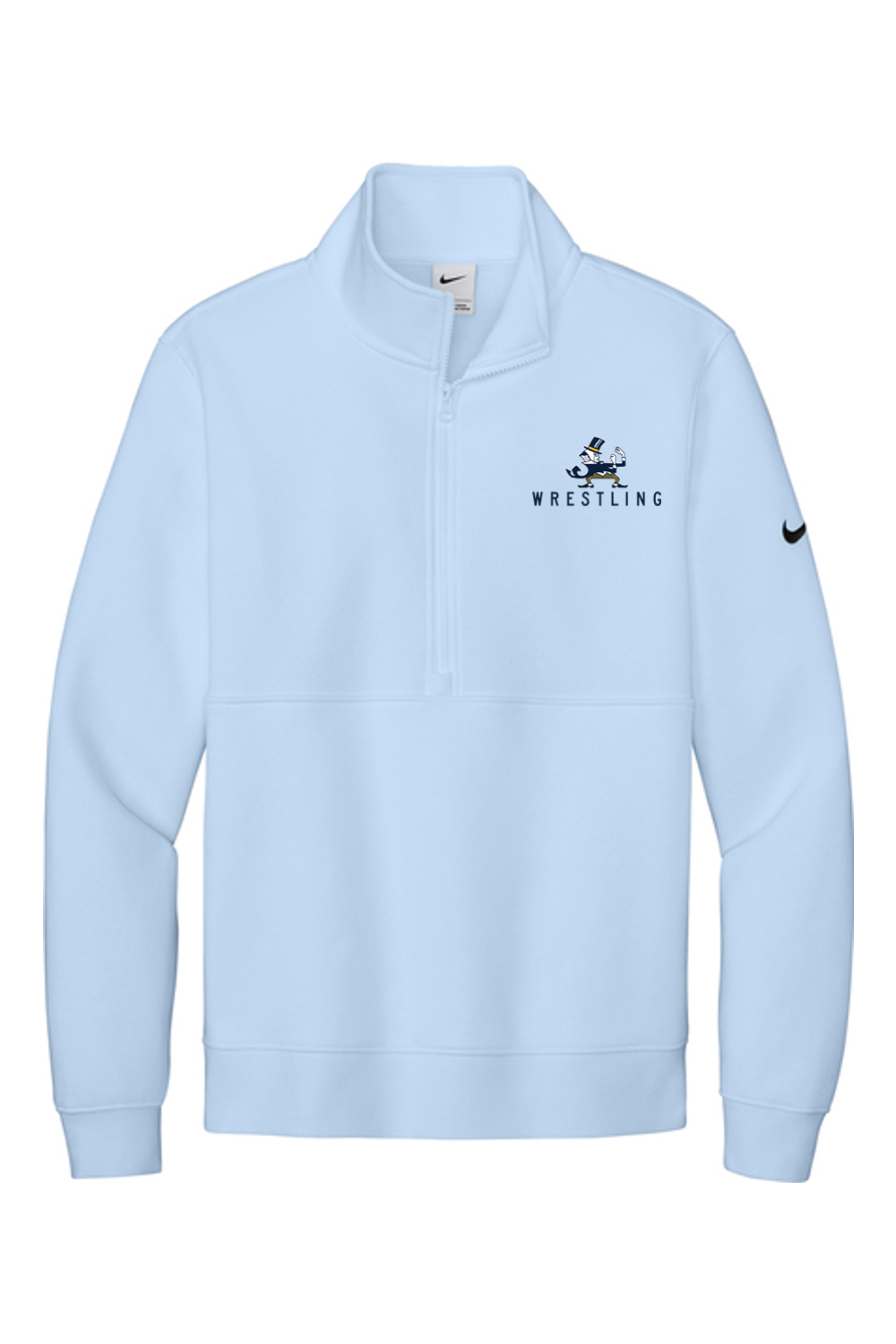 B-CC Wrestling DTF Nike Club Fleece Sleeve Swoosh 1/2-Zip