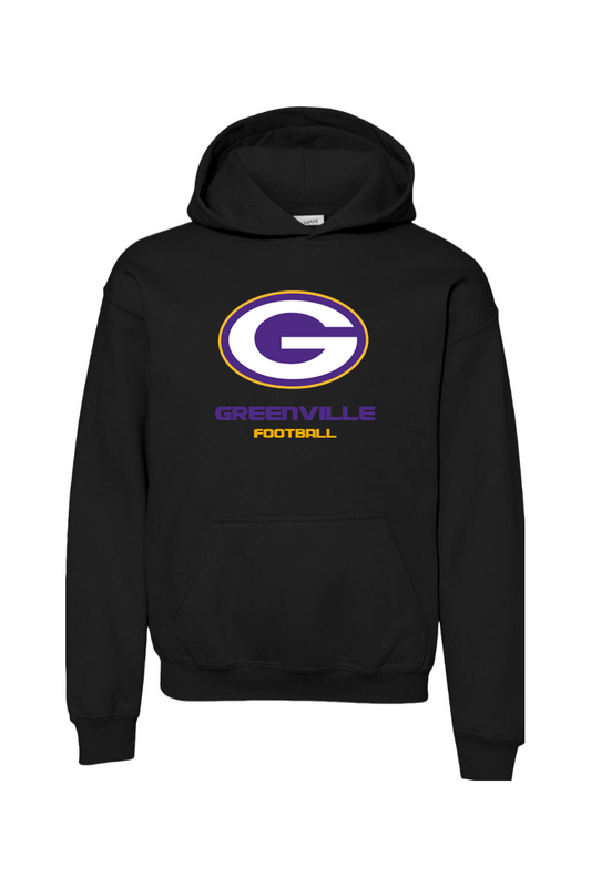 Greenville Football Youth Heavy Blend Hooded Sweatshirt