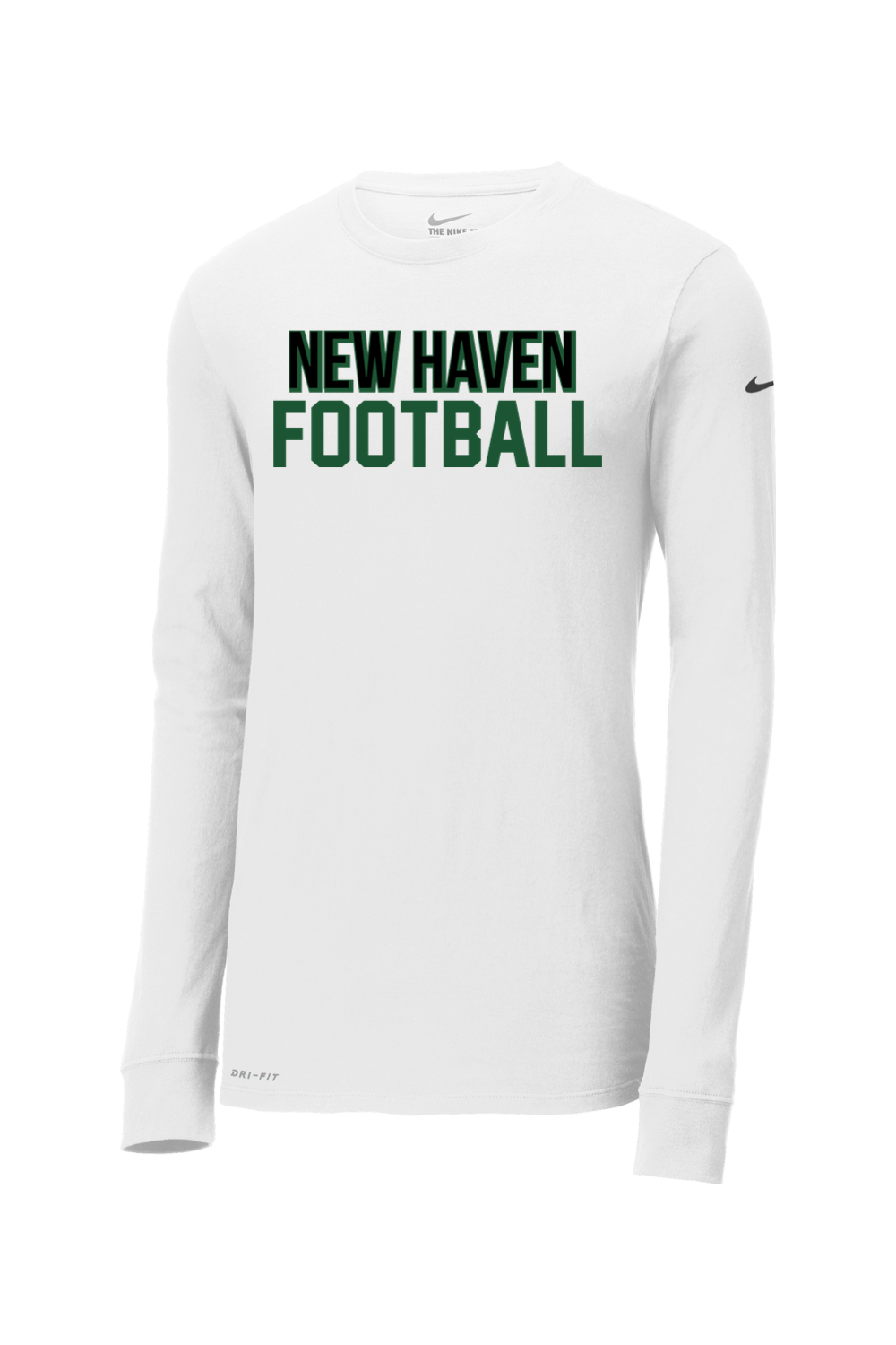 New Haven DTF Nike Dri-FIT Cotton/Poly Long Sleeve Tee