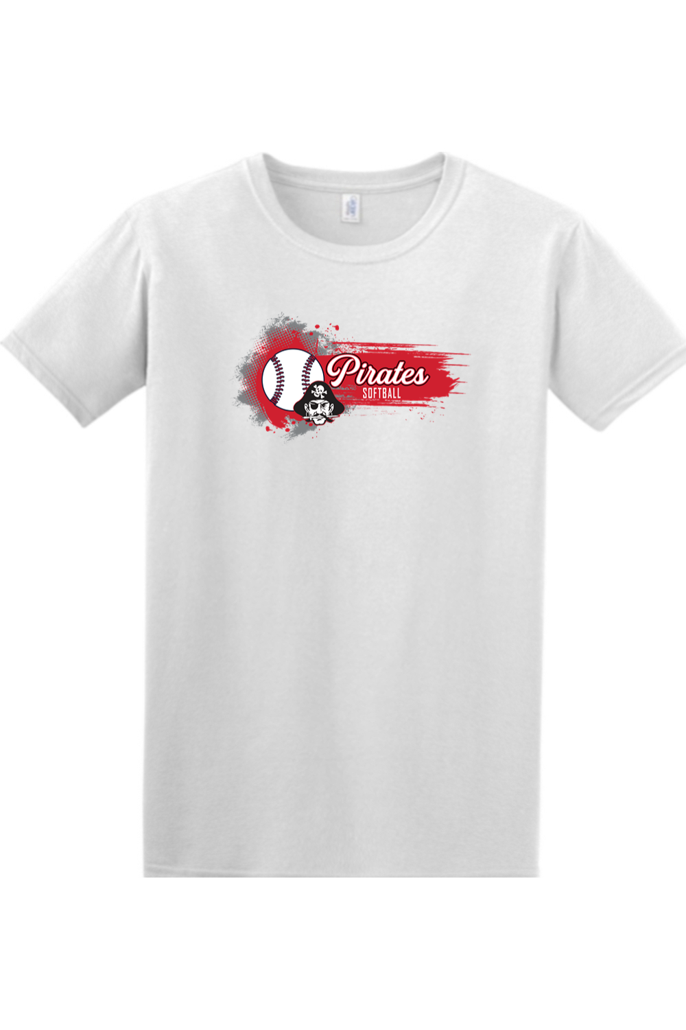 Cardington Pirates Softball DTF Softstyle T-Shirt
