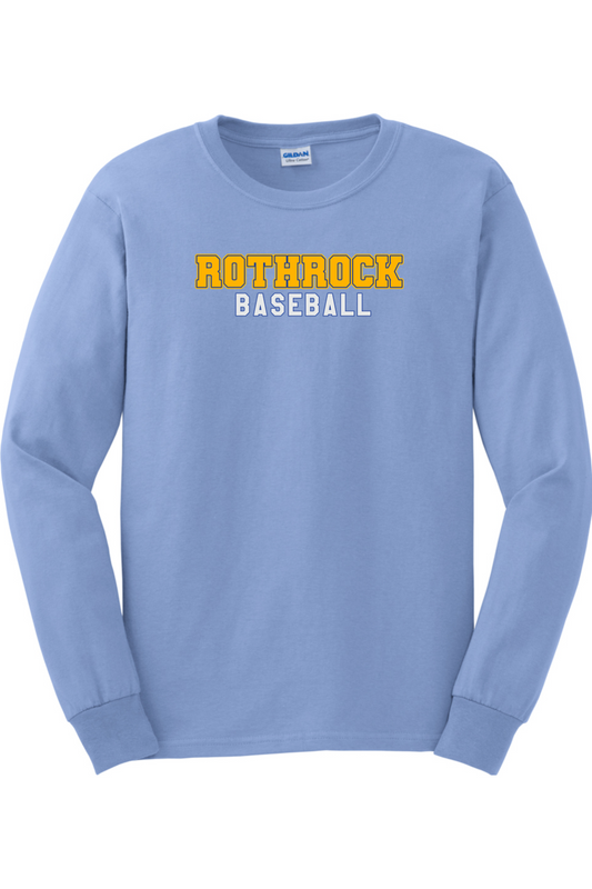 Rothrock Baseball Cotton Long Sleeve T-Shirt