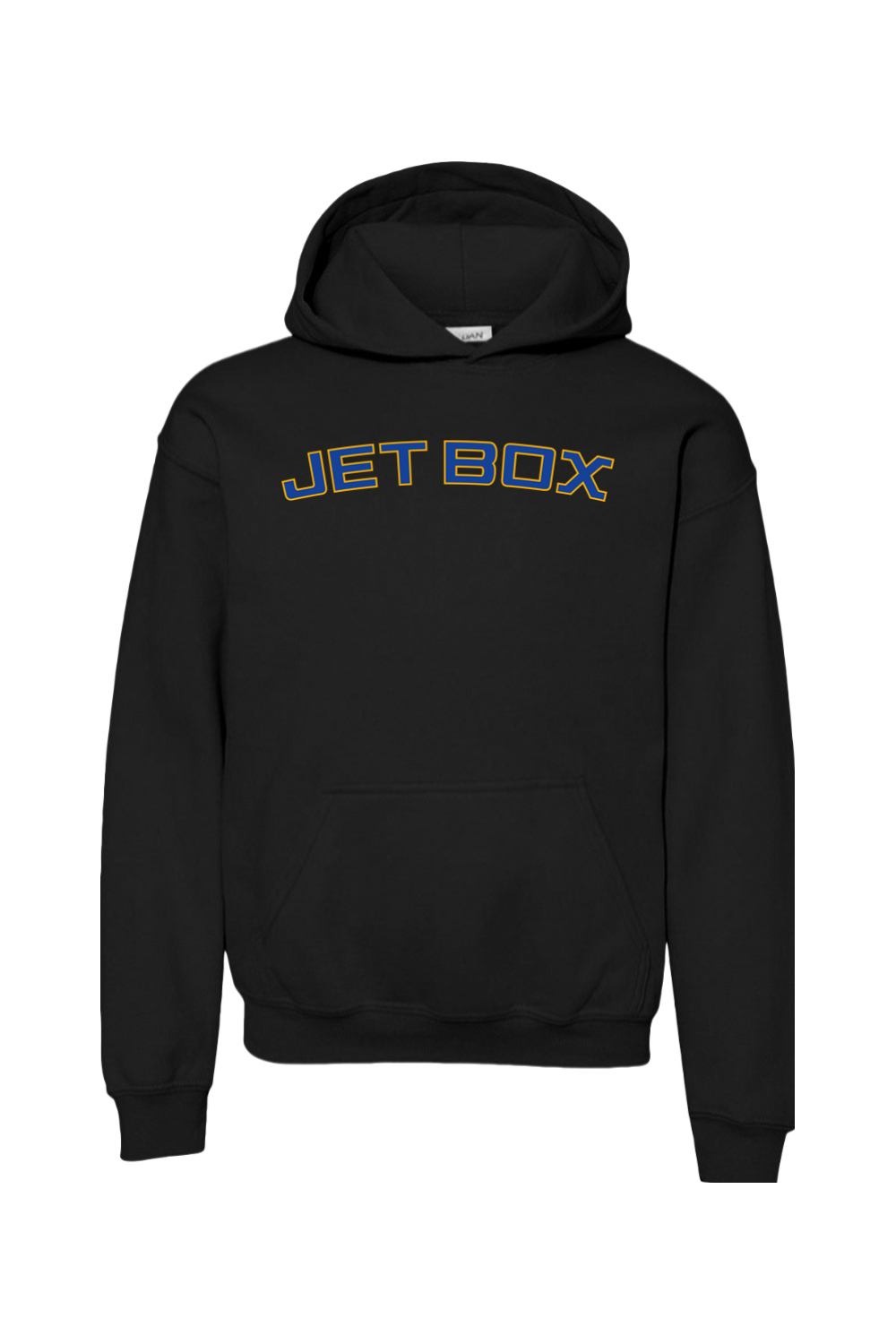 Jet Box Baseball DTF Youth Heavy Blend Hooded Sweatshirt