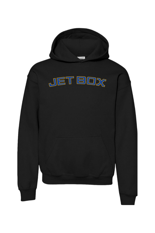 Jet Box Baseball DTF Youth Heavy Blend Hooded Sweatshirt