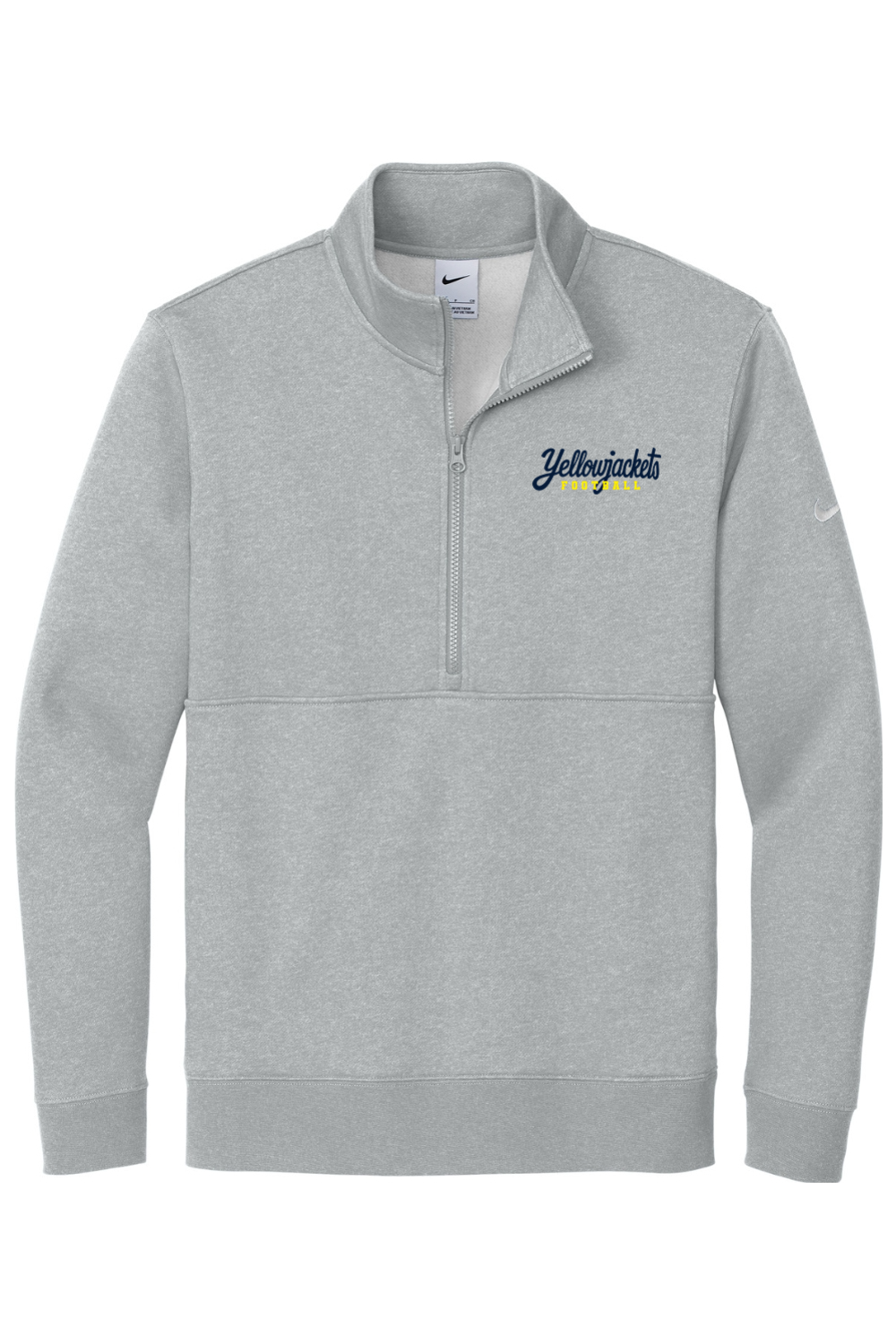 Memphis Football DTF Nike Club Fleece Sleeve Swoosh 1/2-Zip