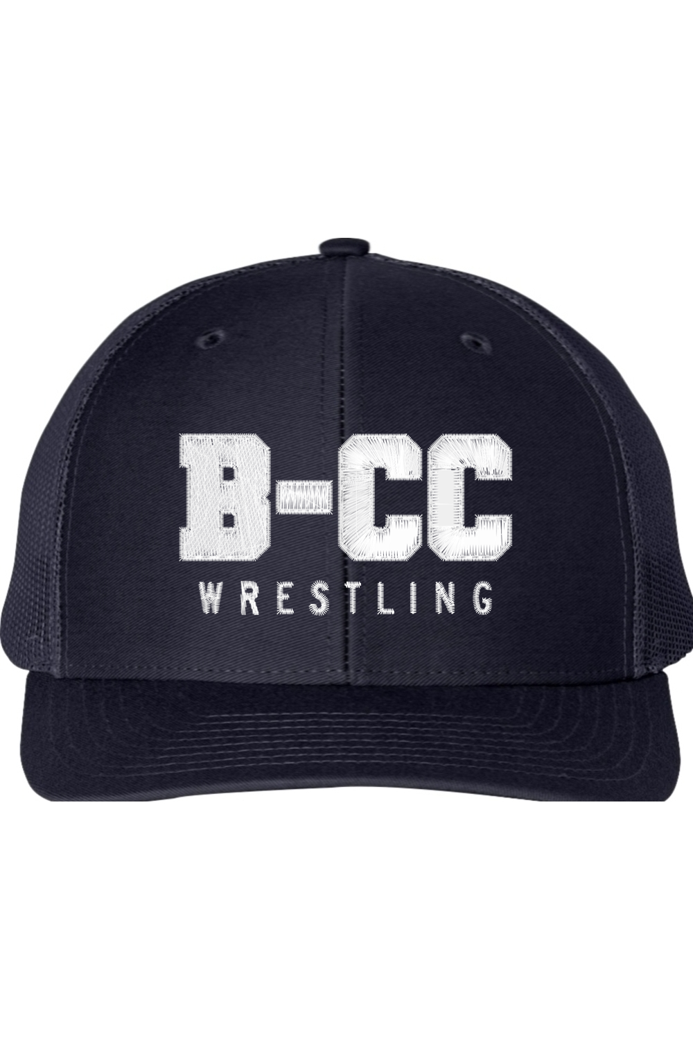 B-CC Wrestling Embroidery Snapback Trucker Cap