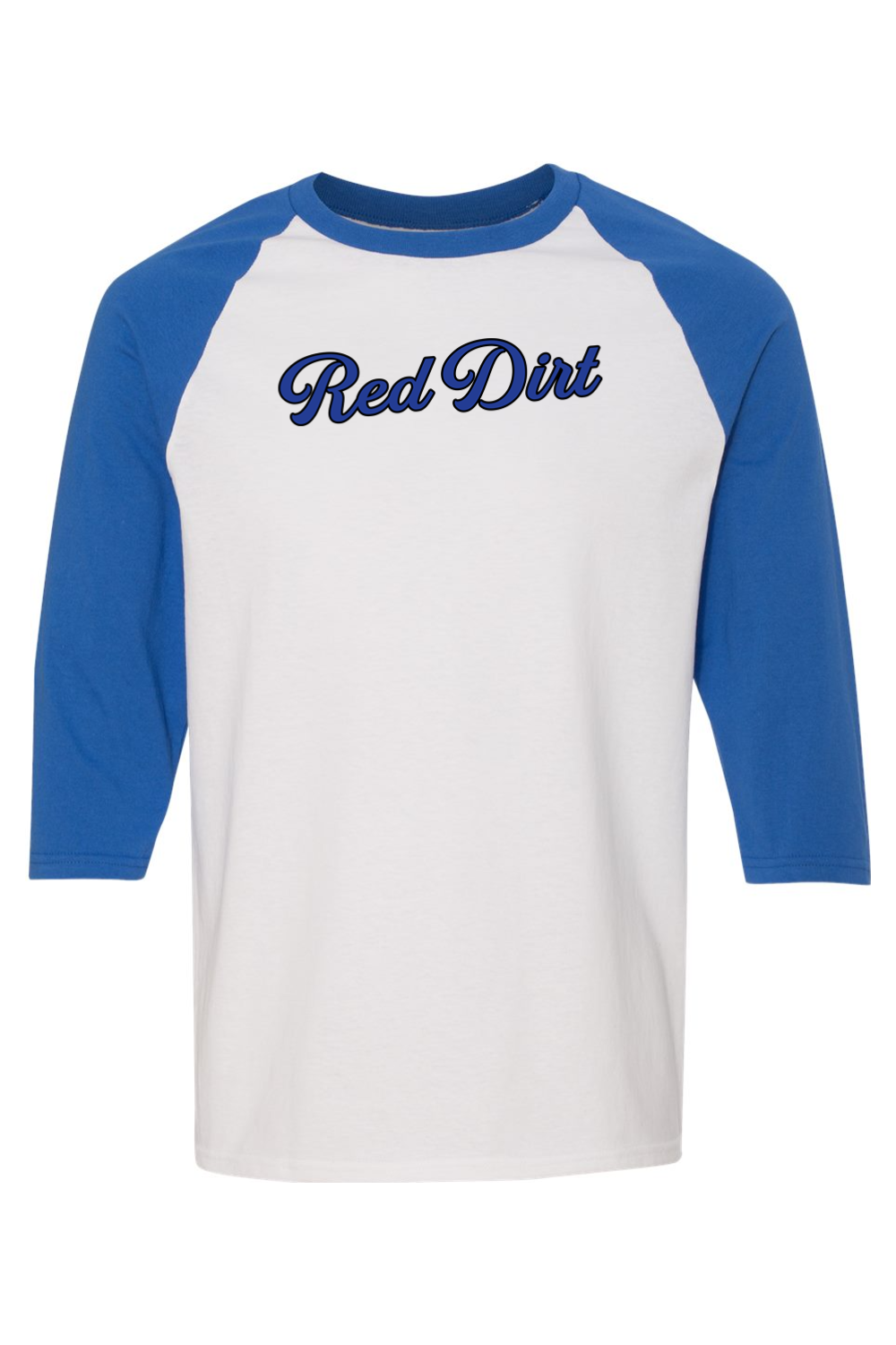 Red Dirt Heavy Cotton Raglan Three-Quarter Sleeve T-Shirt