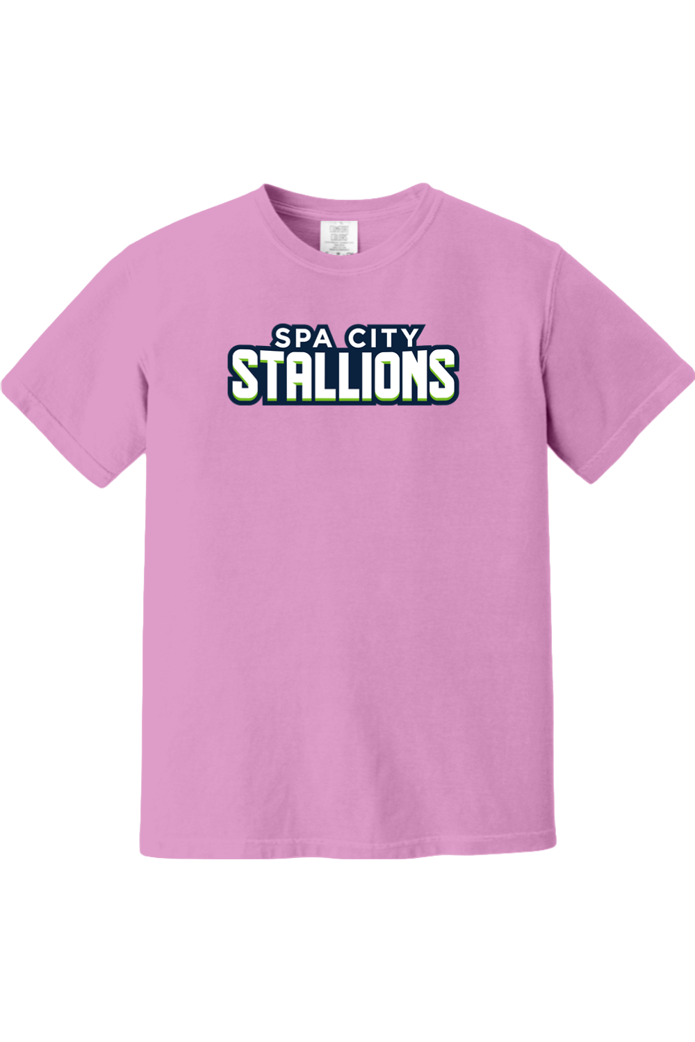 Spa City Stallions DTF Comfort Colors Ringspun Short Sleeve Shirt