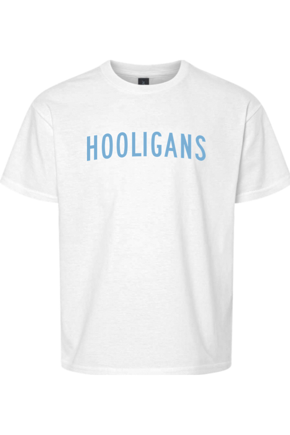 Hooligans Baseball Youth Softstyle T-Shirt Shoulder Logo