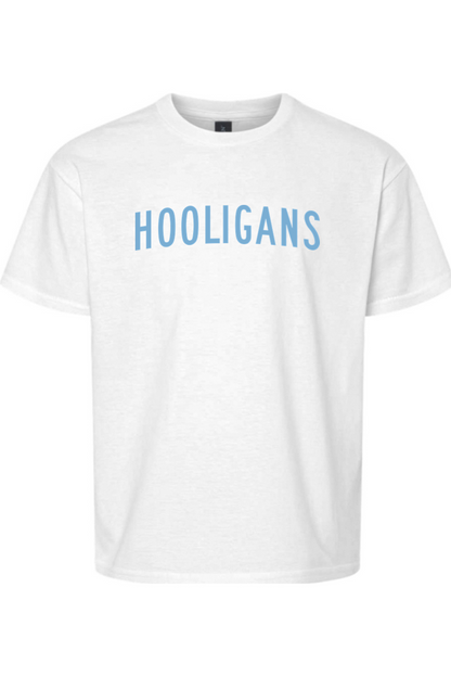 Hooligans Baseball Youth Softstyle T-Shirt Shoulder Logo