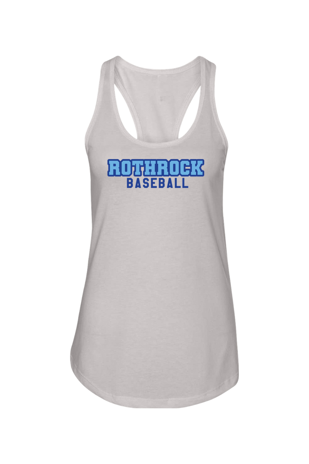 Rothrock Baseball Ladies Racerback Tank